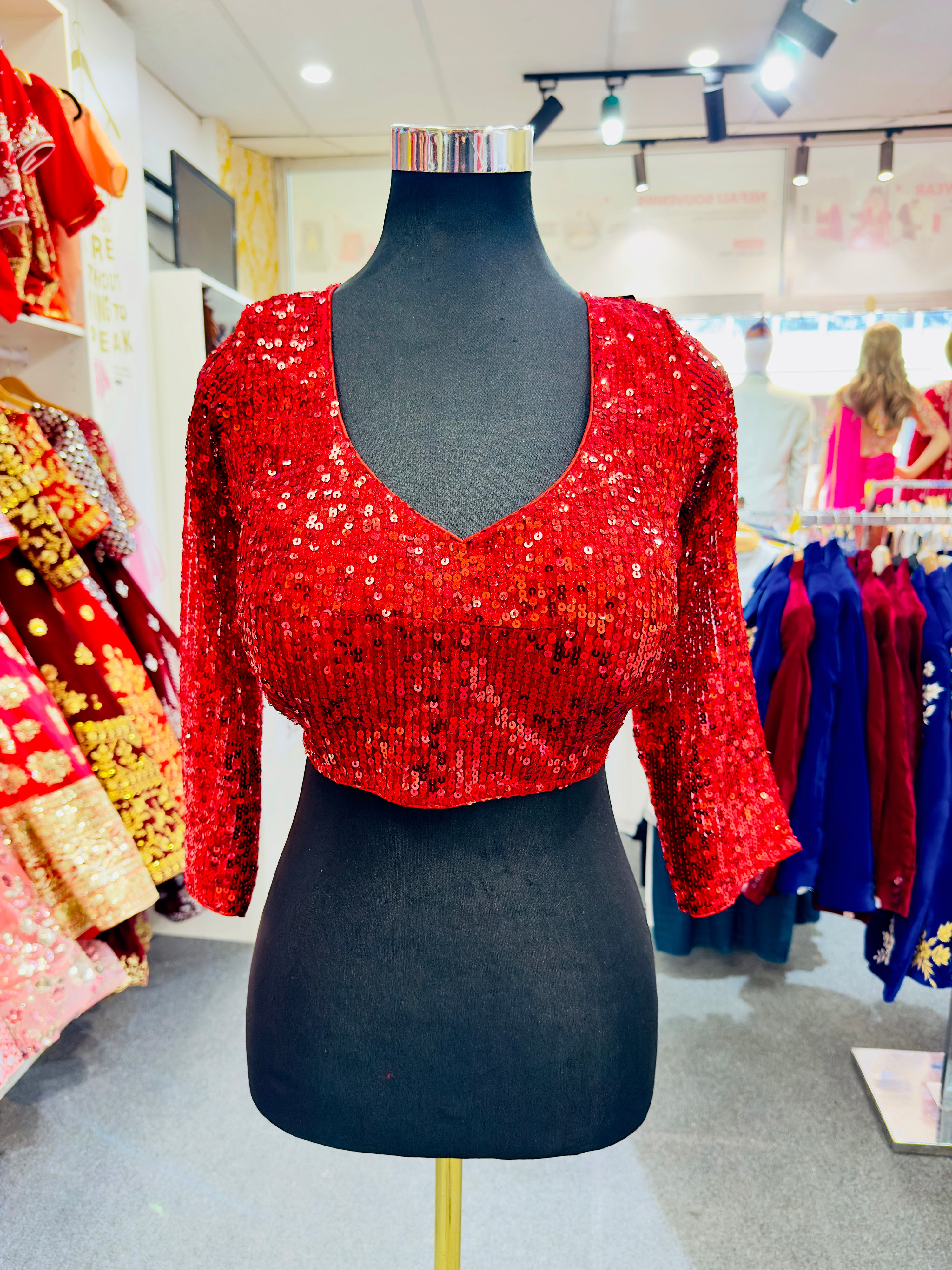 Designer Sequence Party Wear Blouse